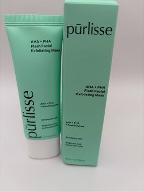 purlisse AHA + PHA Flash Facial Exfoliating Mask — Skincare NIB